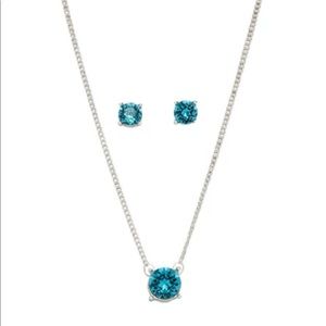 $ firm Swavroski Necklace and Earrings